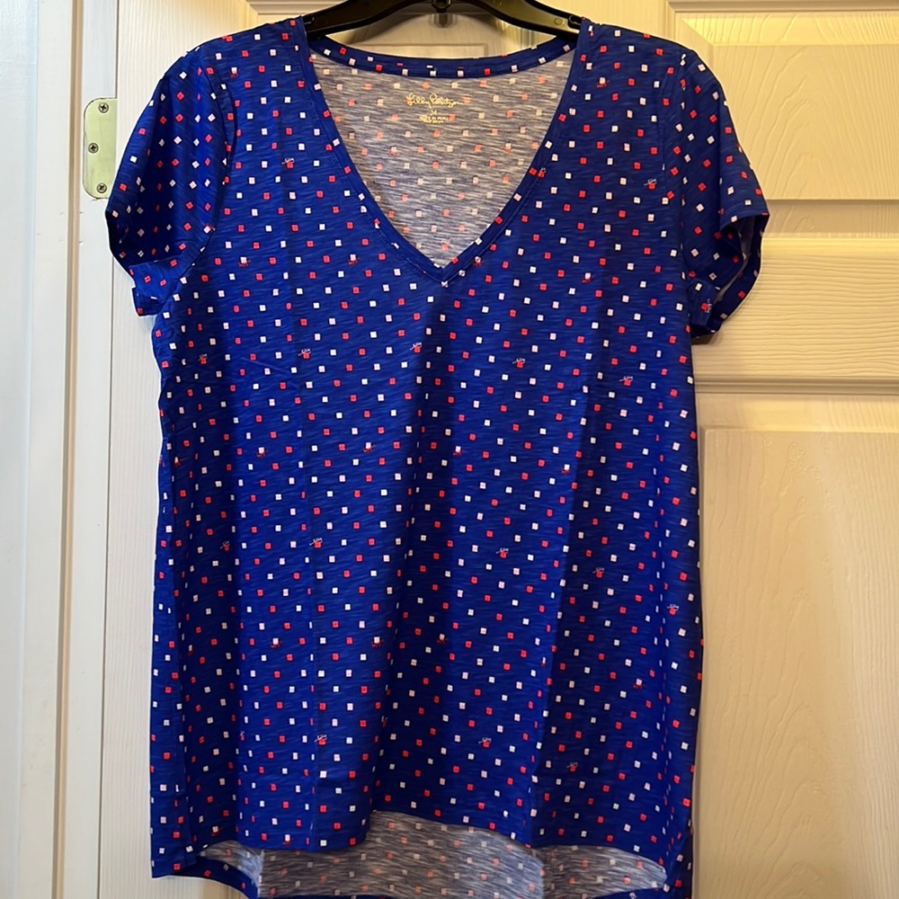 NWT Lilly Pulitzer Etta V-Neck Top